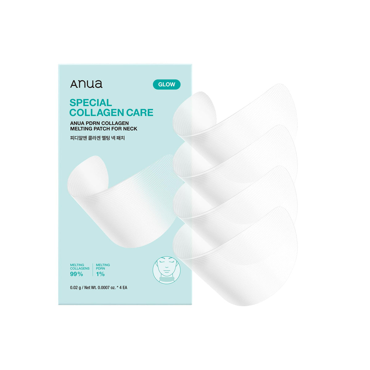 ANUA PDRN Collagen Melting Patch for Neck, front view