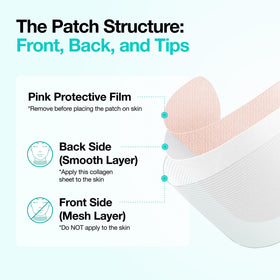 ANUA PDRN Collagen Melting Patch with ingredients list