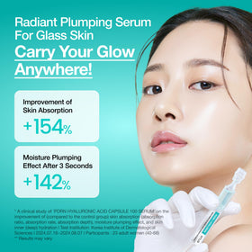ANUA PDRN Hyaluronic Acid Capsule 100 Serum application on skin