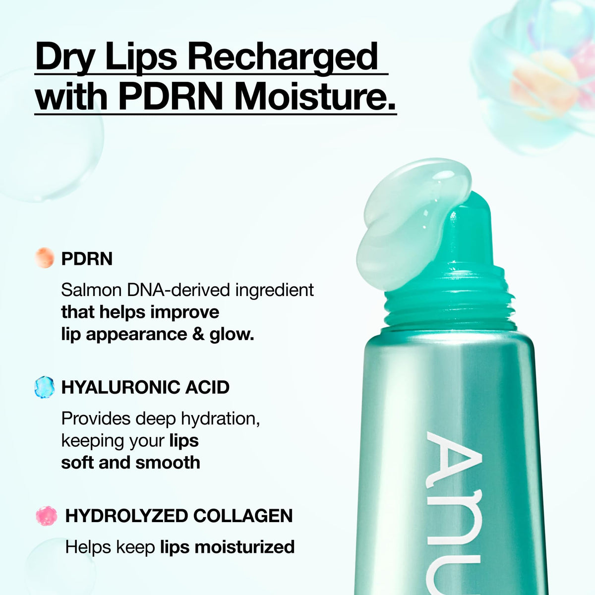 ANUA PDRN Lip Serum 0.33 fl.oz side view