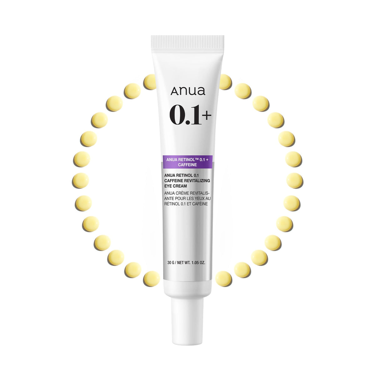 ANUA Retinol 0.1 Caffeine Revitalizing Eye Cream front view