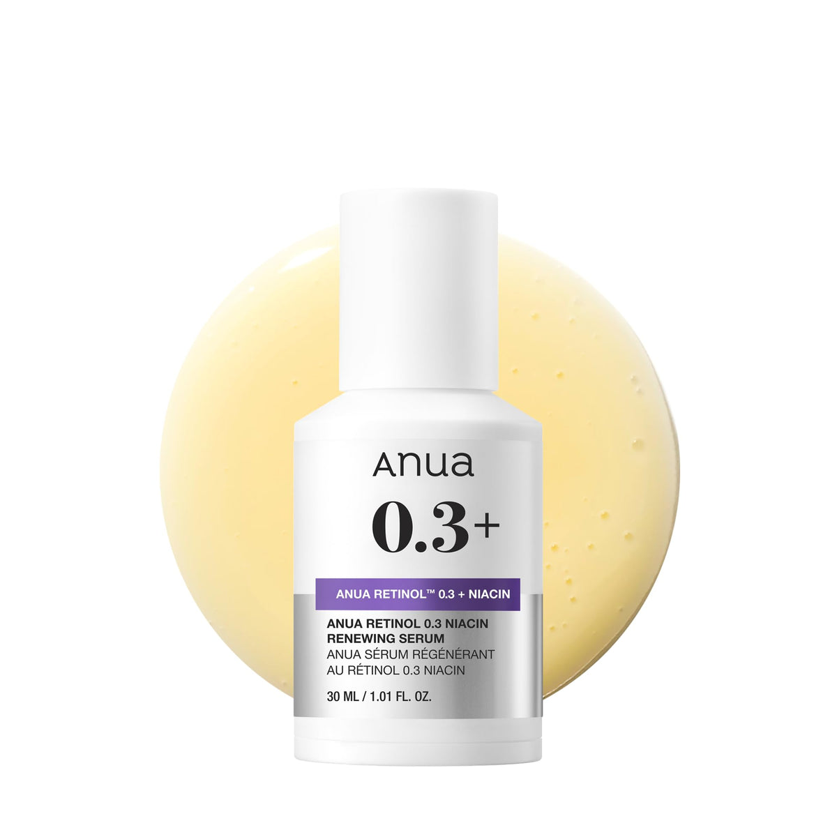 ANUA Retinol Serum 1.01 fl oz front view