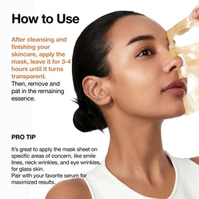 ANUA Rice 70 Glow Collagen Mask in use with skincare routine