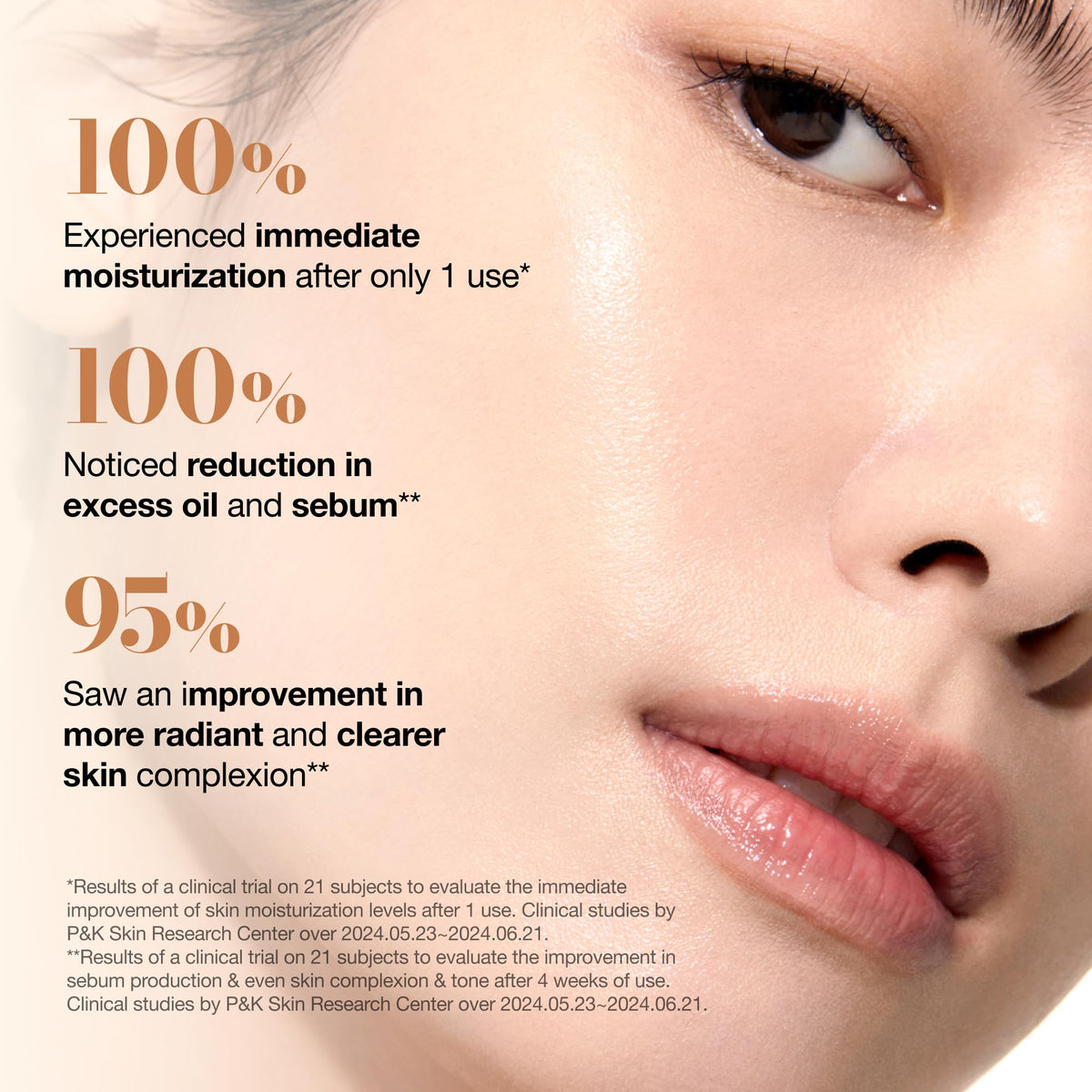 ANUA Rice 70 Glow Milky Toner being applied to a cotton pad