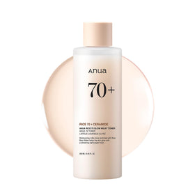 ANUA Rice 70 Glow Milky Toner front view with packaging