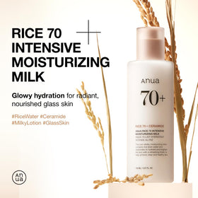 ANUA Rice 70 Intensive Moisturizing Milk back view