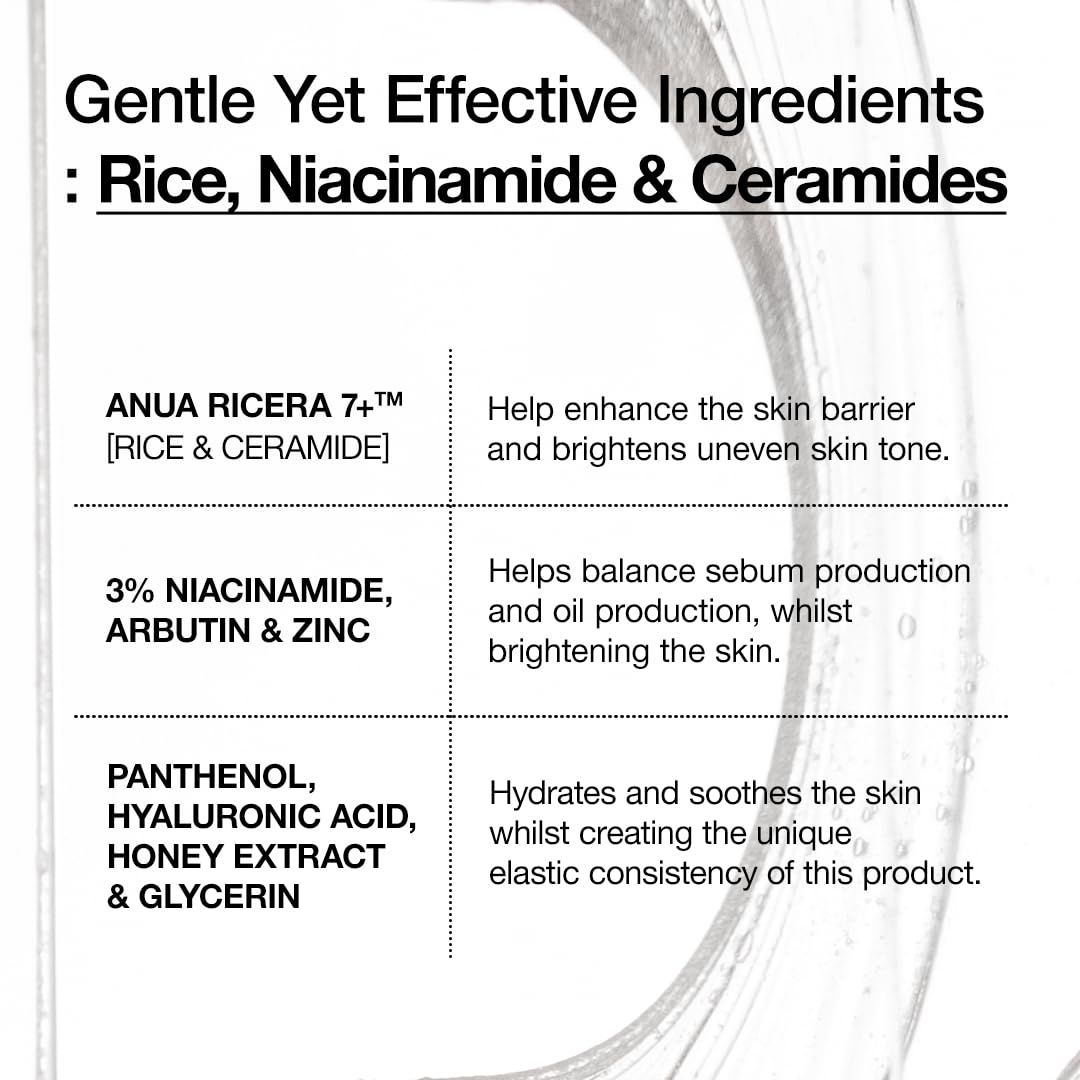 ANUA Rice Ceramide 7 Serum application on skin