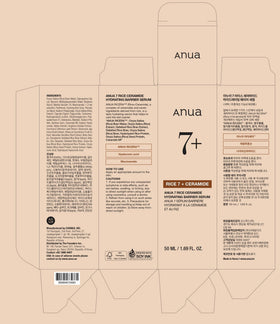 ANUA Rice Ceramide 7 Serum with other skincare products