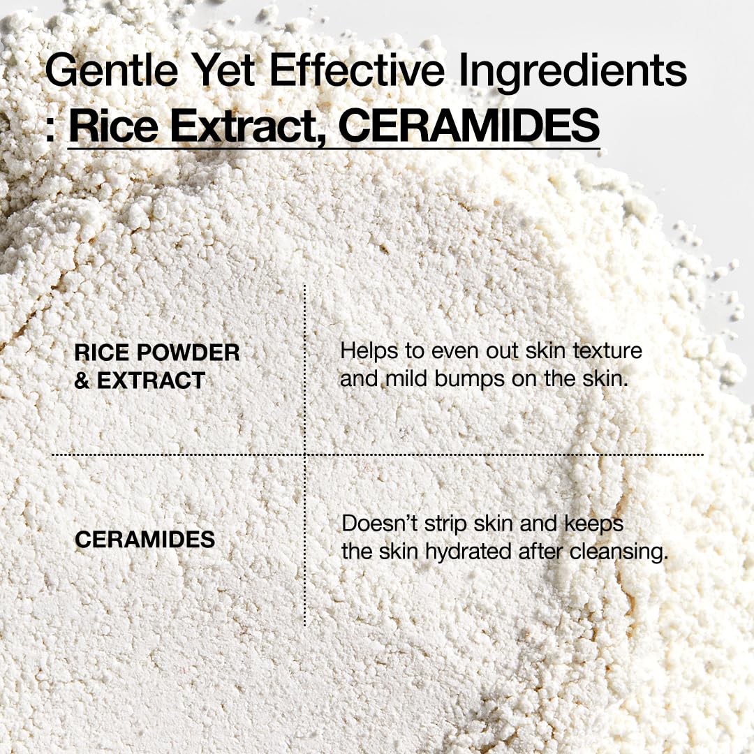 ANUA Rice Enzyme Cleansing Powder mixed with water