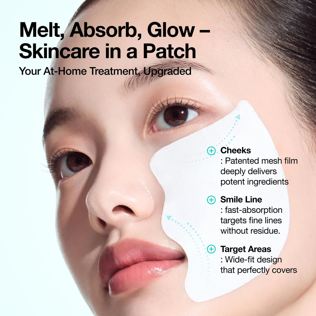 ANUA Salmon DNA PDRN Collagen Melting Patch showing multiple patches