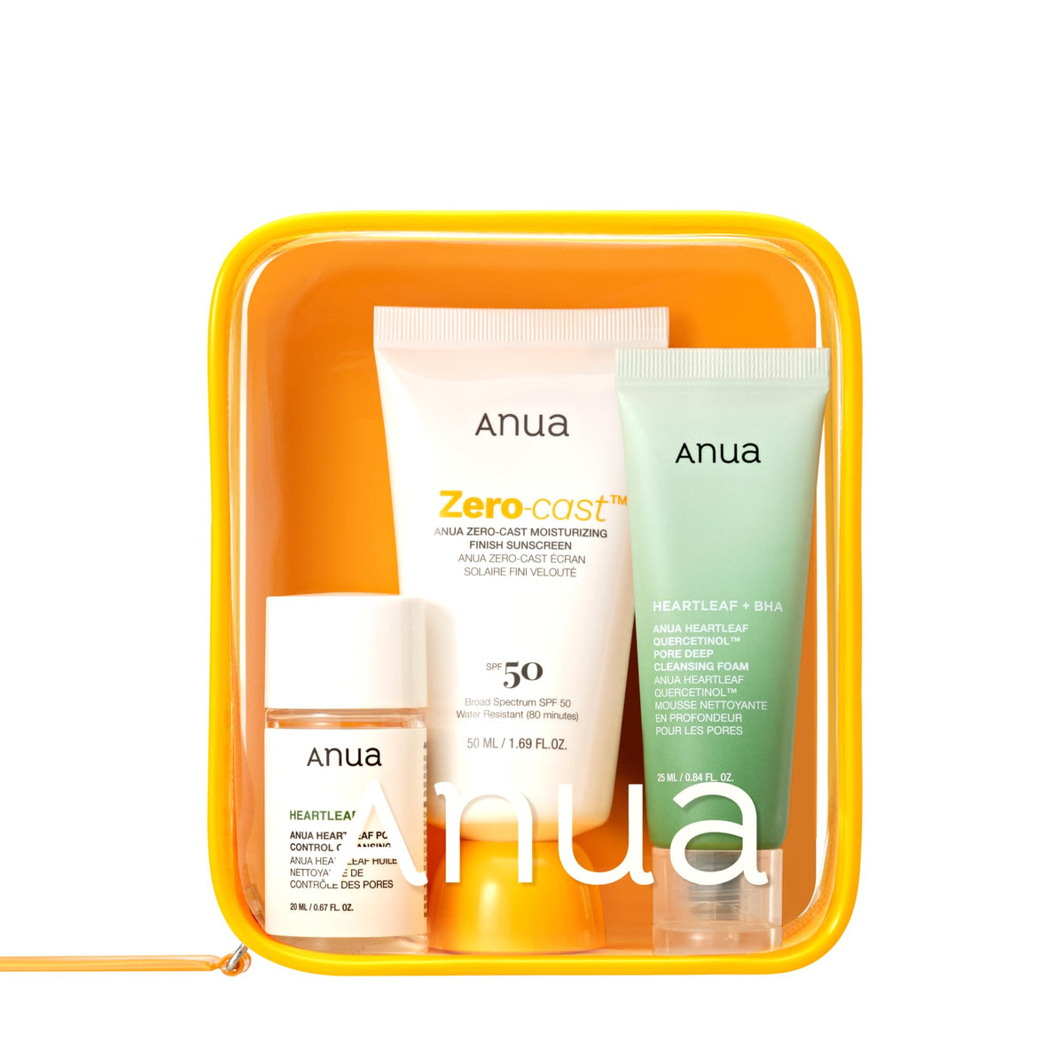 ANUA Sun-Ready Travel Kit with six skincare products