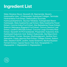 ANUA toner pads with ingredients list on display