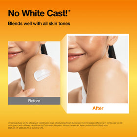 ANUA Zero Cast Moisturizing Sunscreen SPF 50+ bottle side view
