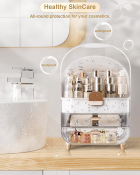 Anylady Makeup Organizer close-up of handle