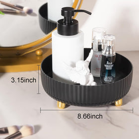 Anyoifax 360 Rotating Makeup Organizer close-up of base texture