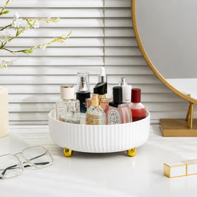 Anyoifax 360 Rotating Makeup Organizer side view showcasing its design