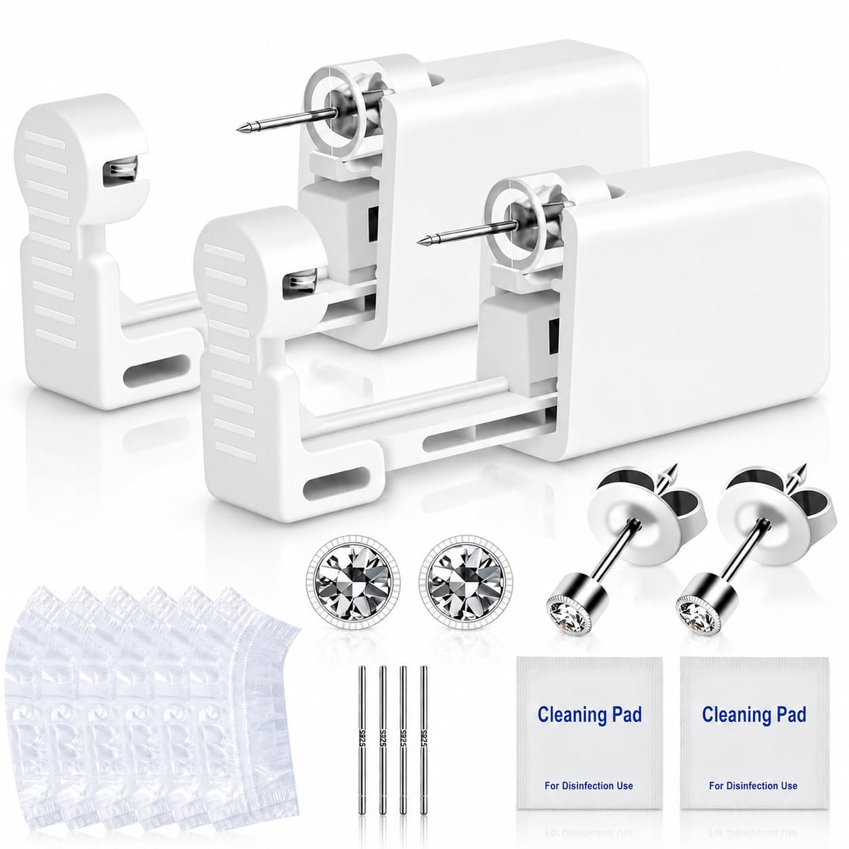 Anzero Ear Piercing Kit front view with two disposable guns