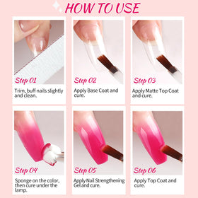 AOBOO gel polish vibrant colours on nails