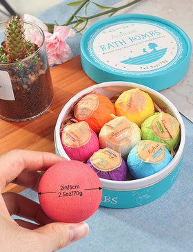 Aofmee bath bomb collection with various scents