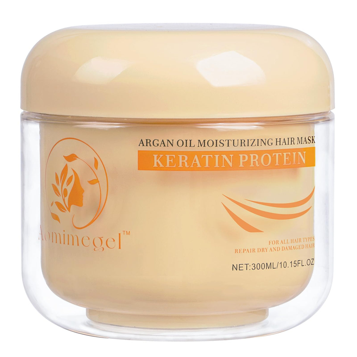 Aomimegel Collagen Repair Hair Mask 10.15 oz front view