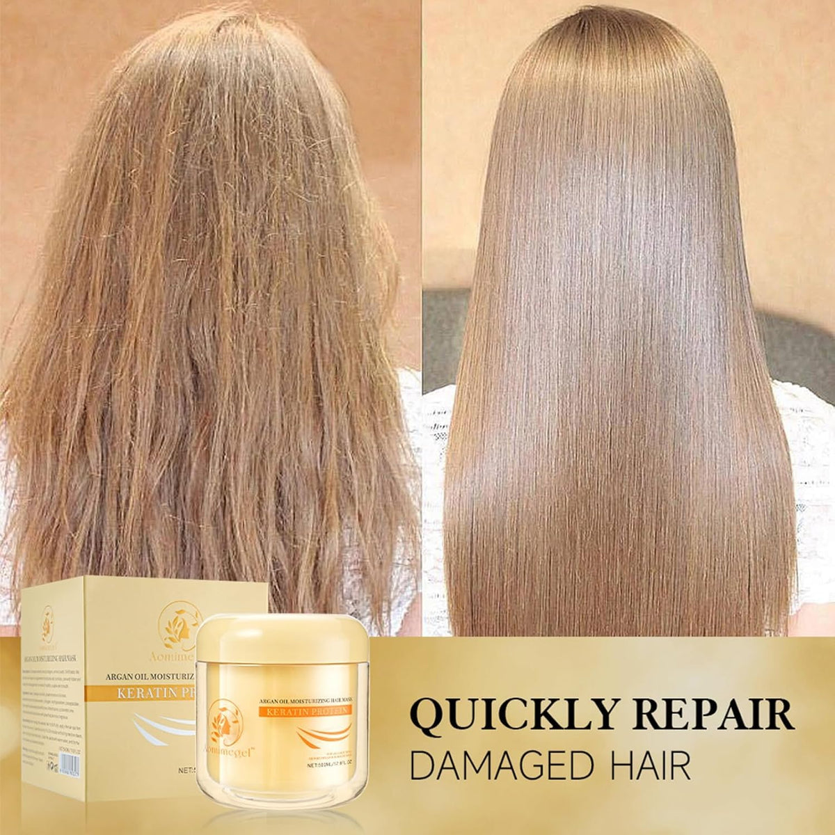 Aomimegel Collagen Repair Hair Mask close-up