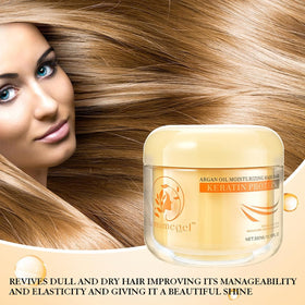 Aomimegel hair mask application on damp hair