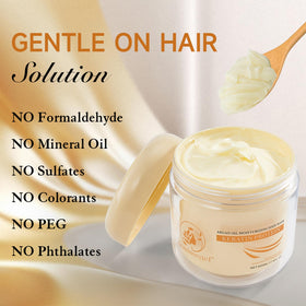 Aomimegel hair mask application on hair
