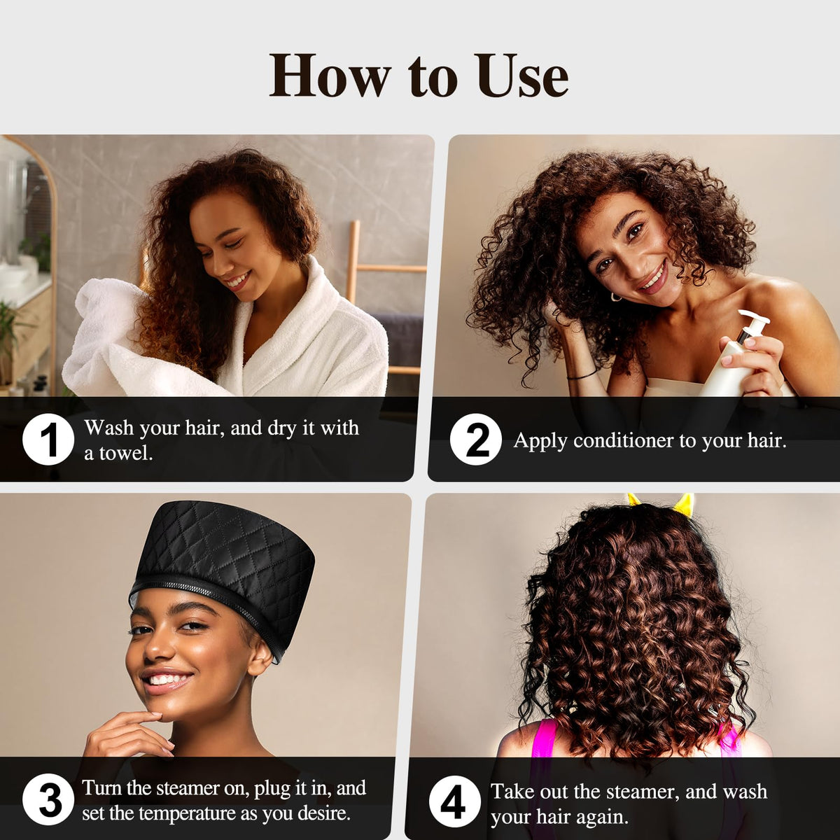 aopow Heat Cap lightweight and portable design
