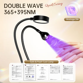 AORAEM UV LED Nail Lamp purple light drying gel polish