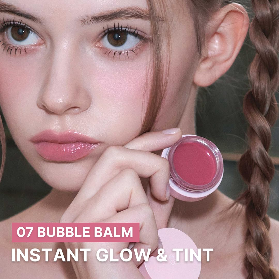 AOU Glowy Tint Balm 0.12Oz swatch on skin