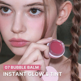 AOU Glowy Tint Balm 0.12Oz swatch on skin