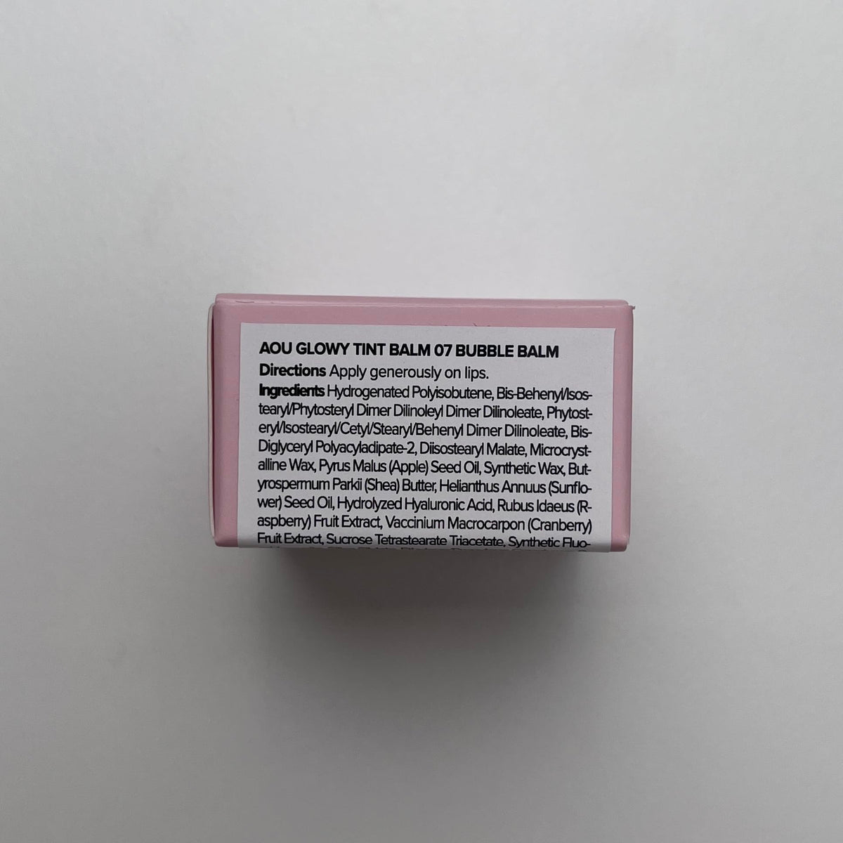 AOU Glowy Tint Balm 0.12Oz with natural fruit extracts