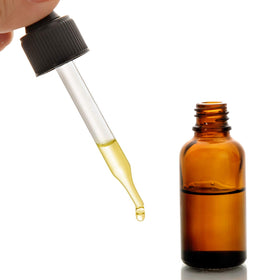AOZITA dropper bottle set with labels and funnels