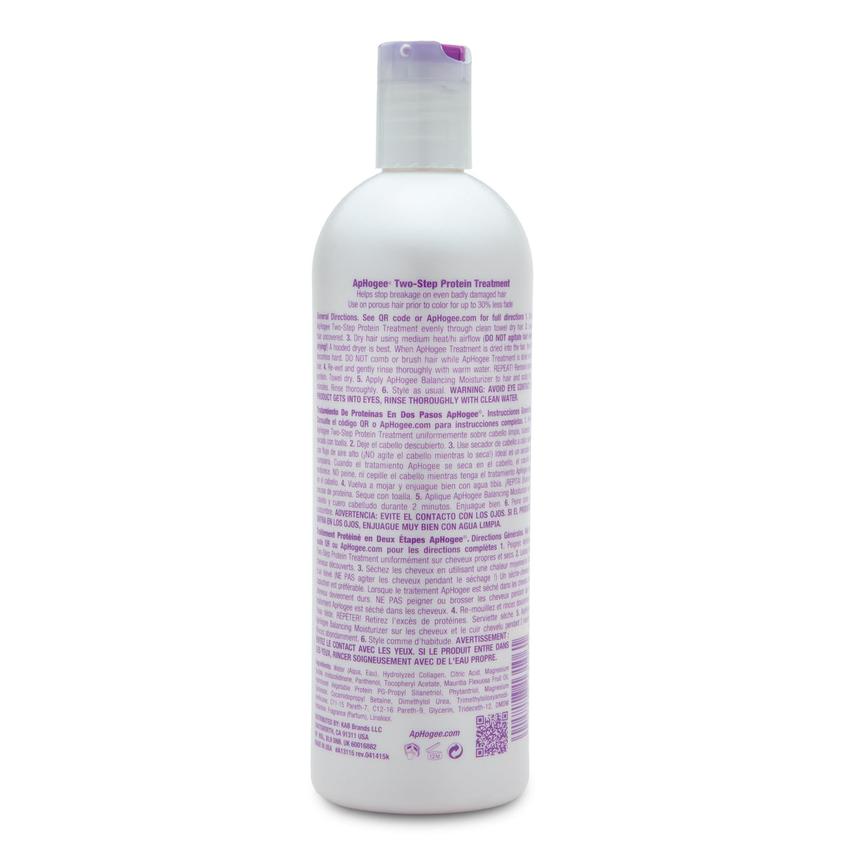 Aphogee Hair Care Double Bundle packaging with product details