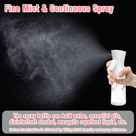 Apidgrowth Continuous Spray Bottle in use for hair care