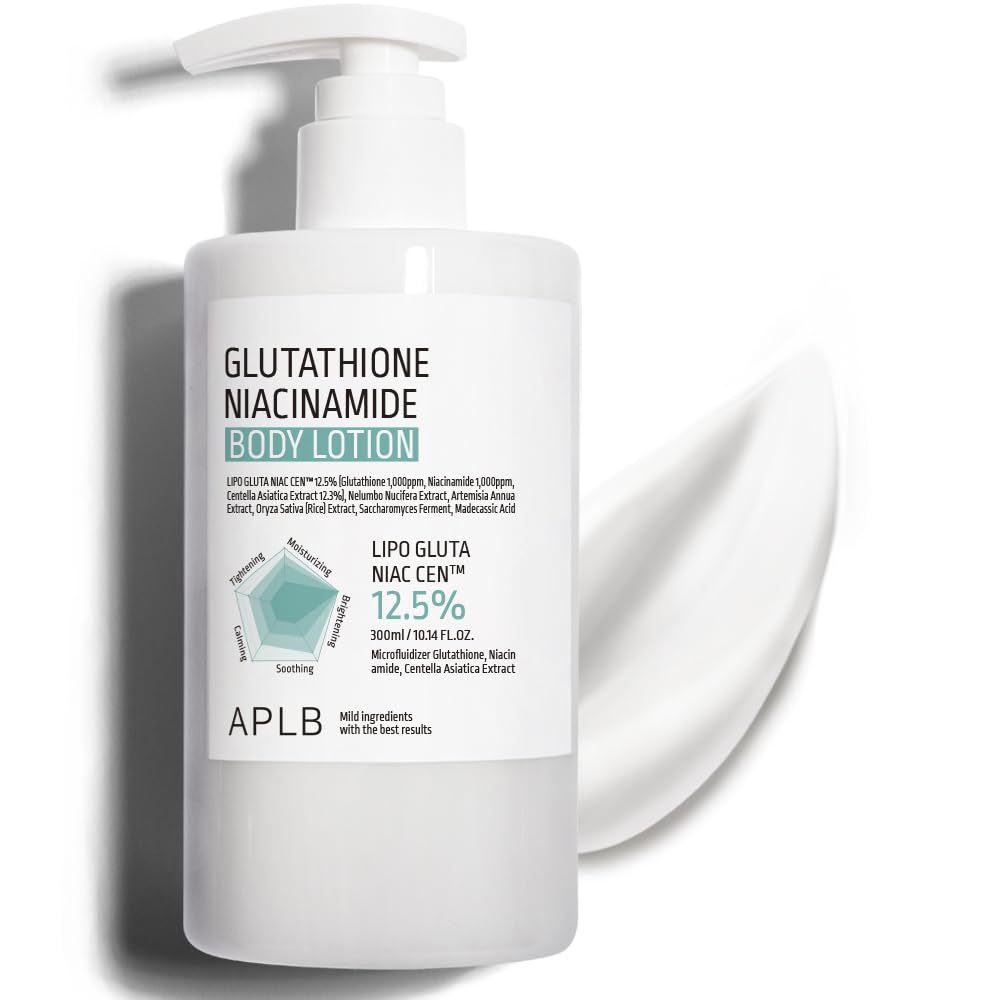 APLB Glutathione Niacinamide Body Lotion front view with 10.14 fl oz size