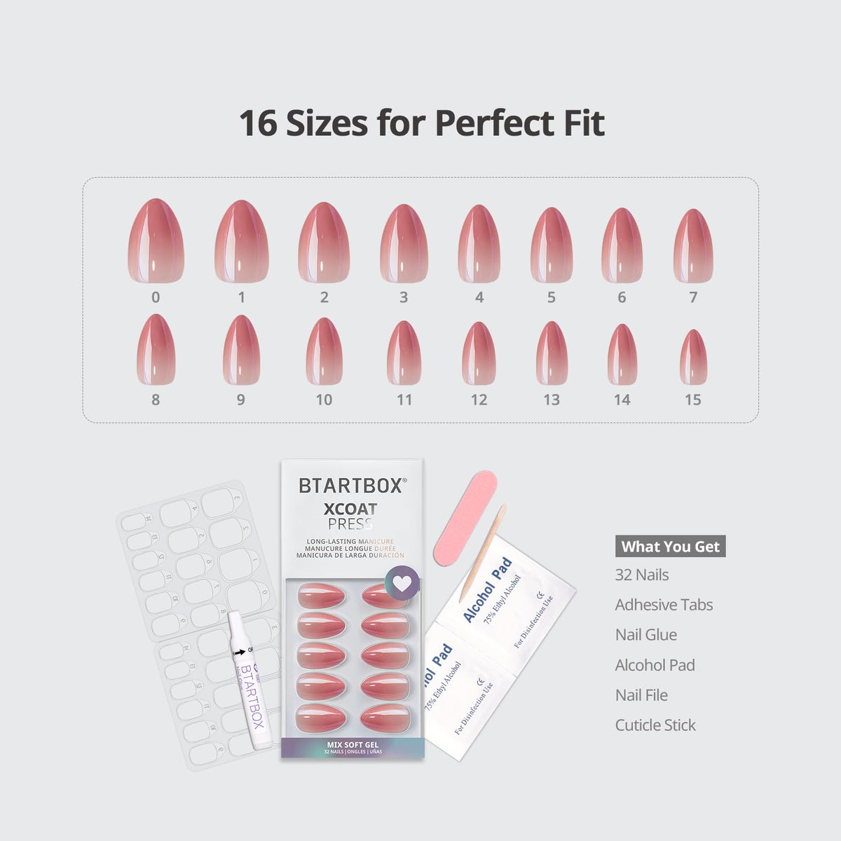 Application guide for BTArtbox Press On Nails