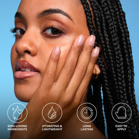 Application Mitt in use applying self-tanner