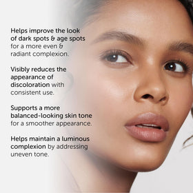 Application of 111SKIN Dark Spot Correcting Serum on face