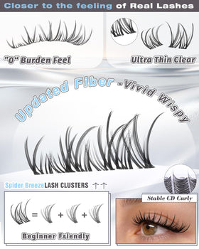 Application of ALICE Spider Lash Clusters on a model