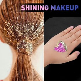 Application of AROIC glitter on nails for nail art