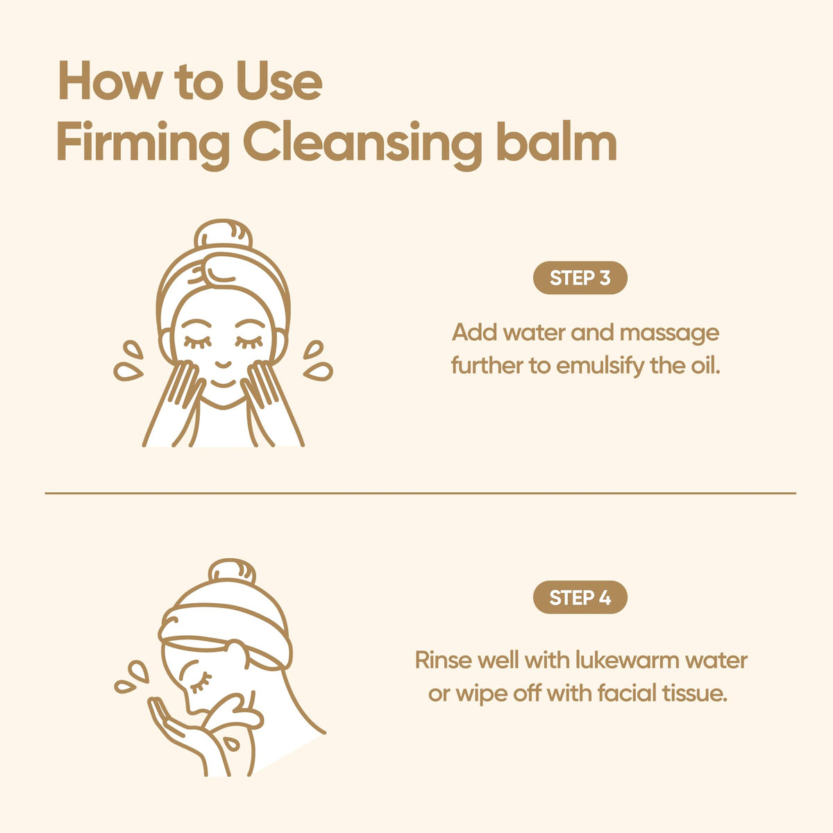Application of BANILA CO Clean it Zero Firming Cleansing Balm on skin