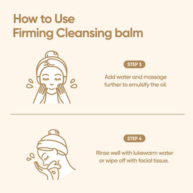 Application of BANILA CO Clean it Zero Firming Cleansing Balm on skin