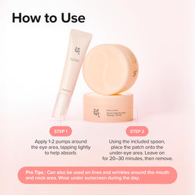 Application of Beauty of Joseon Revive Eye Patch