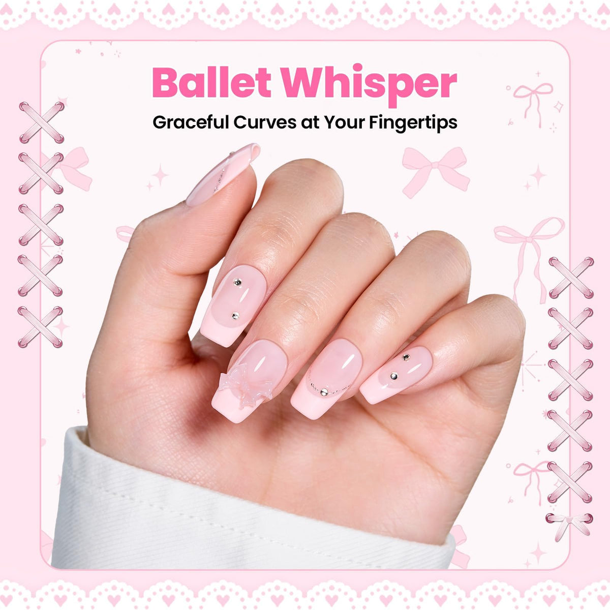 application of beetles Gel Nail Art on nails