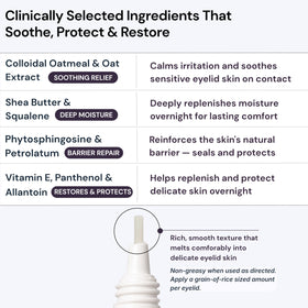 Application of BlinkBetter BetterLids Eyelid Ointment on eyelid