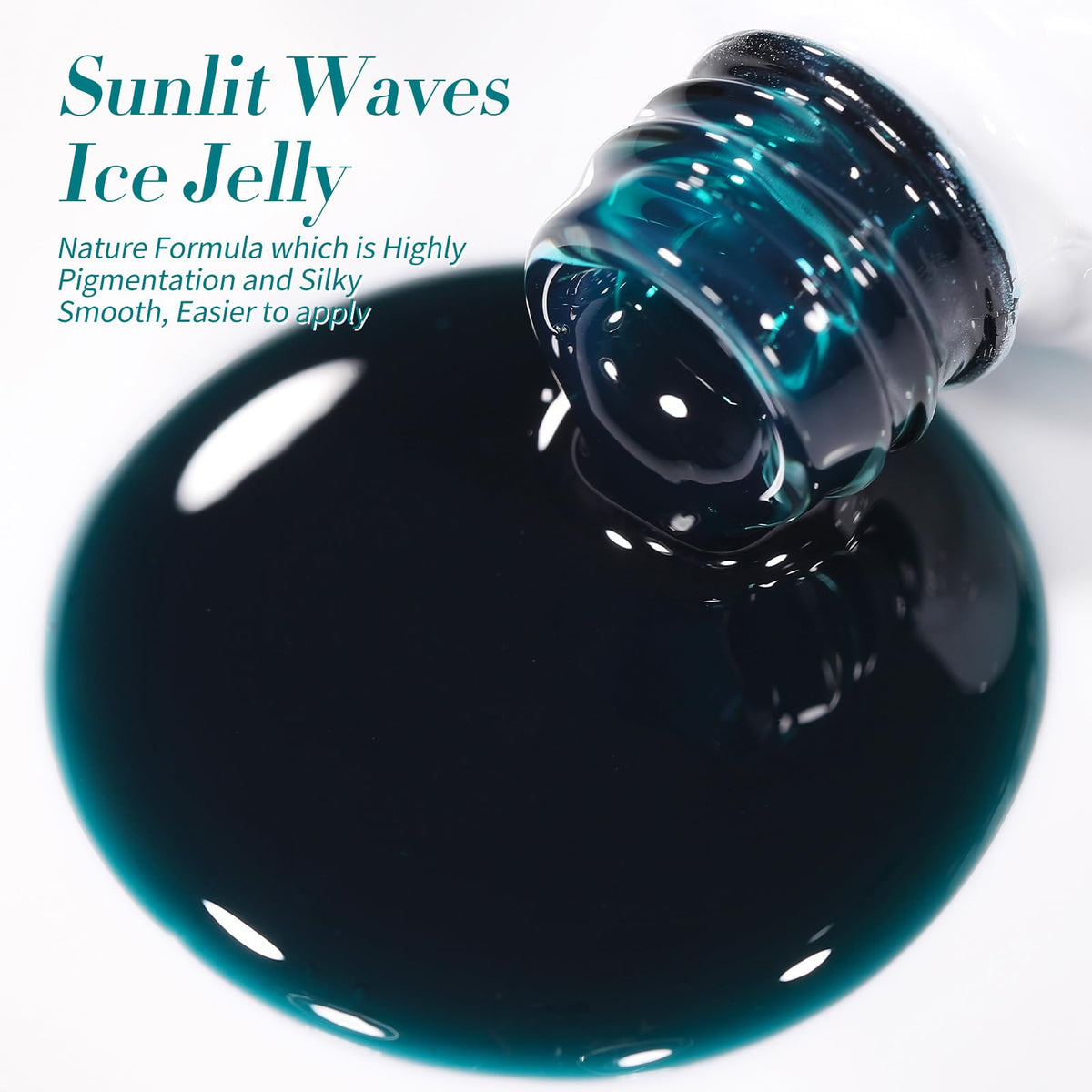 Application of Born Pretty gel polish under UV lamp
