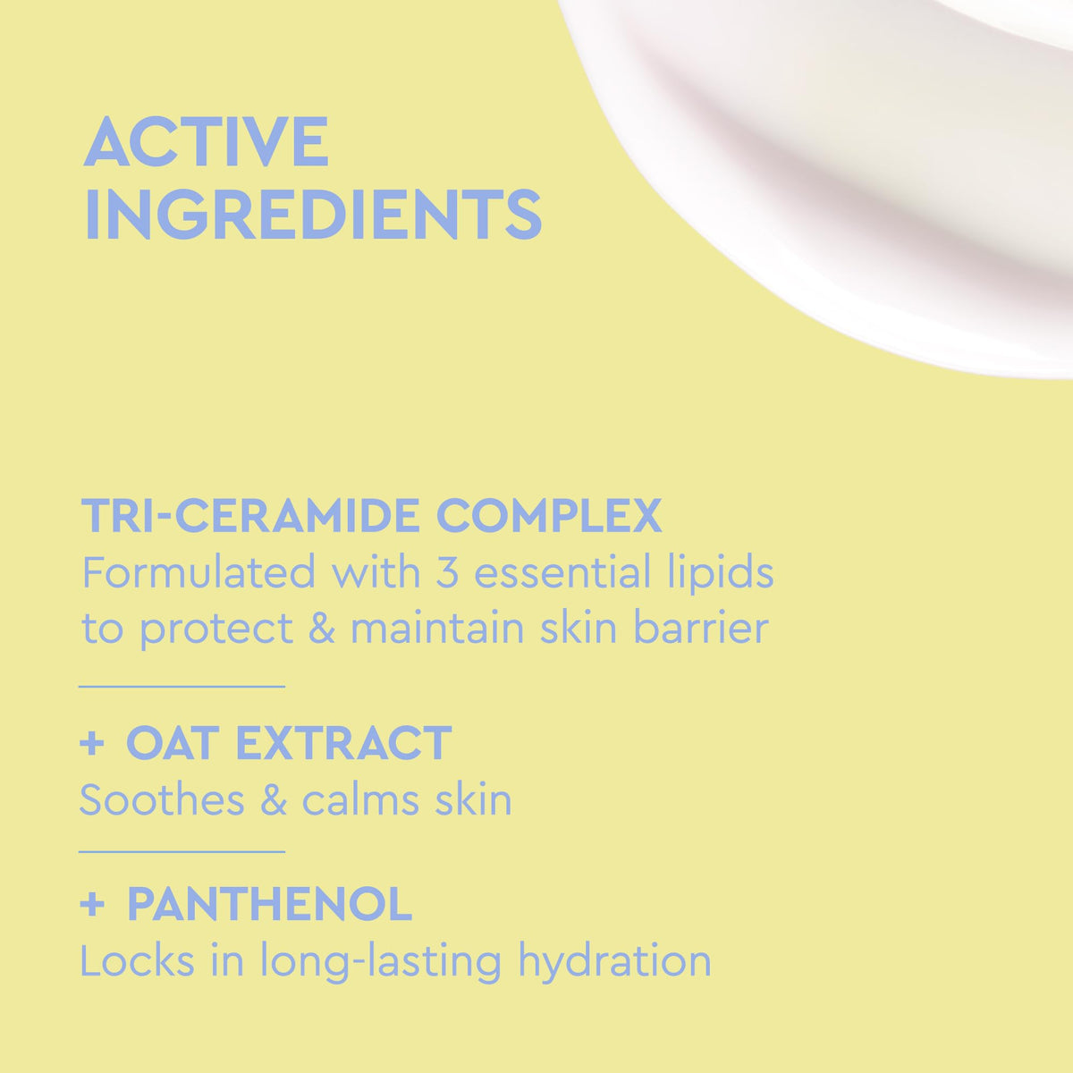 Application of BYOMA Milky Moisture Cleanser on skin