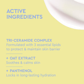 Application of BYOMA Milky Moisture Cleanser on skin