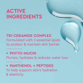 Application of BYOMA Phyto-Mucin Glow Serum on skin